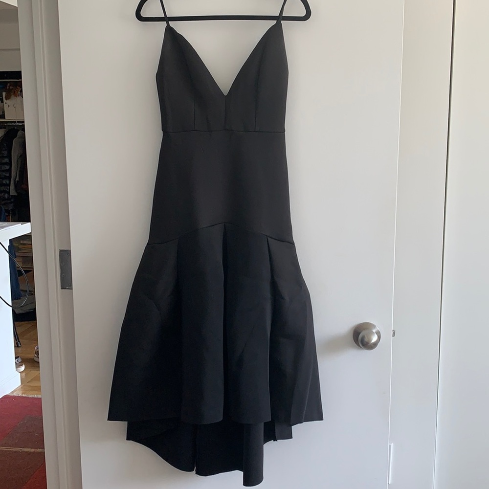 Scuba high low dress